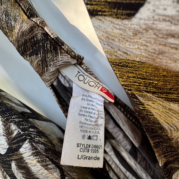 Touch 9 Flowy Gold Dress - Picture 6 of 6